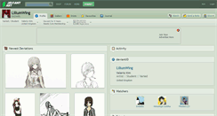 Desktop Screenshot of liliumwing.deviantart.com