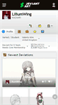 Mobile Screenshot of liliumwing.deviantart.com