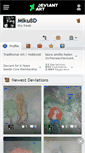 Mobile Screenshot of miku8d.deviantart.com