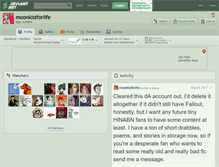 Tablet Screenshot of moonkistforlife.deviantart.com