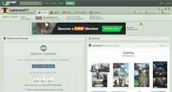 Desktop Screenshot of cupidcomet77.deviantart.com