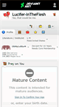 Mobile Screenshot of lucifer-intheflesh.deviantart.com