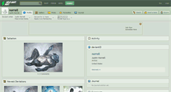 Desktop Screenshot of norrell.deviantart.com