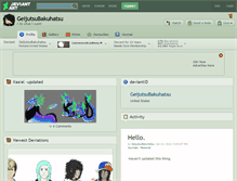 Tablet Screenshot of geijutsubakuhatsu.deviantart.com
