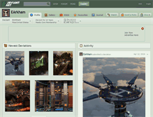 Tablet Screenshot of earkham.deviantart.com
