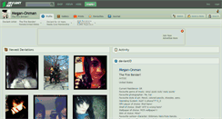 Desktop Screenshot of megan-onman.deviantart.com