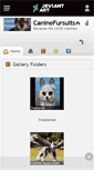 Mobile Screenshot of caninefursuits.deviantart.com