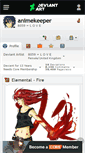 Mobile Screenshot of animekeeper.deviantart.com