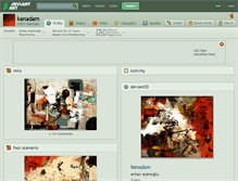 Tablet Screenshot of kanadam.deviantart.com