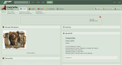 Desktop Screenshot of crazycarita.deviantart.com