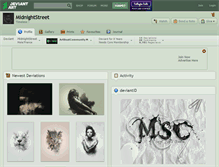 Tablet Screenshot of midnightstreet.deviantart.com