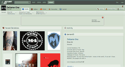 Desktop Screenshot of dagame-one.deviantart.com