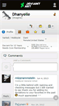 Mobile Screenshot of dhanyelle.deviantart.com