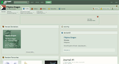 Desktop Screenshot of filipino-dragon.deviantart.com