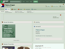 Tablet Screenshot of filipino-dragon.deviantart.com