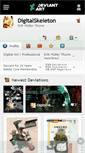 Mobile Screenshot of digitalskeleton.deviantart.com