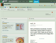 Tablet Screenshot of andy18059.deviantart.com