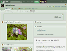 Tablet Screenshot of loolita-ponies.deviantart.com