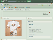 Tablet Screenshot of marrtiin.deviantart.com