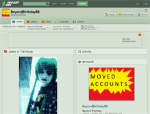 Tablet Screenshot of beyondbirthdaybb.deviantart.com