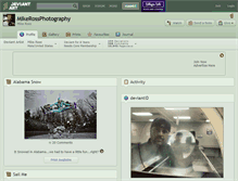 Tablet Screenshot of mikerossphotography.deviantart.com
