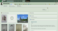 Desktop Screenshot of mistresslestat.deviantart.com