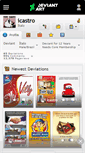 Mobile Screenshot of icastro.deviantart.com