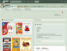 Tablet Screenshot of icastro.deviantart.com