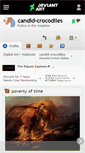Mobile Screenshot of candid-crocodiles.deviantart.com