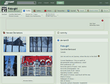 Tablet Screenshot of foto-girl.deviantart.com