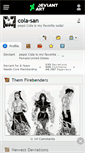 Mobile Screenshot of cola-san.deviantart.com