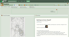 Desktop Screenshot of deadlydie.deviantart.com