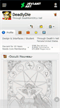 Mobile Screenshot of deadlydie.deviantart.com