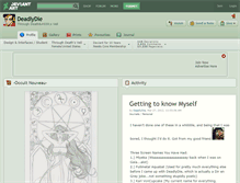 Tablet Screenshot of deadlydie.deviantart.com