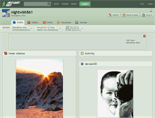 Tablet Screenshot of nightwish861.deviantart.com
