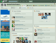 Tablet Screenshot of beatlesfictionfreaks.deviantart.com