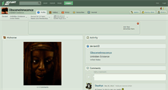 Desktop Screenshot of obsceneinnocence.deviantart.com