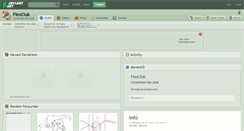 Desktop Screenshot of flexclub.deviantart.com