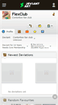 Mobile Screenshot of flexclub.deviantart.com