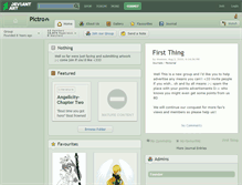 Tablet Screenshot of pictro.deviantart.com