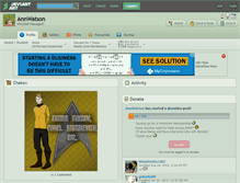 Tablet Screenshot of annwatson.deviantart.com