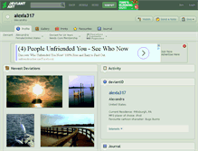 Tablet Screenshot of alexia317.deviantart.com