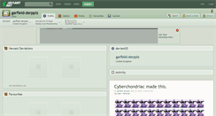 Desktop Screenshot of garfield-derpplz.deviantart.com