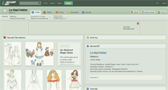 Desktop Screenshot of le-mad-hatter.deviantart.com