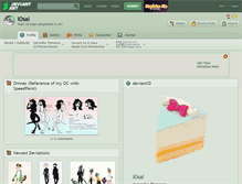 Tablet Screenshot of losal.deviantart.com