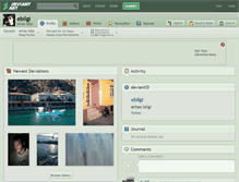 Tablet Screenshot of ebilgi.deviantart.com