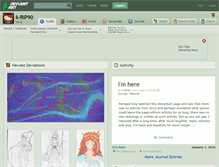 Tablet Screenshot of k-rip90.deviantart.com