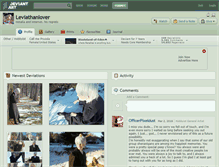 Tablet Screenshot of leviathanlover.deviantart.com