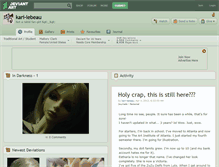 Tablet Screenshot of kari-lebeau.deviantart.com