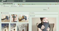Desktop Screenshot of mystic-muse-jewelry.deviantart.com